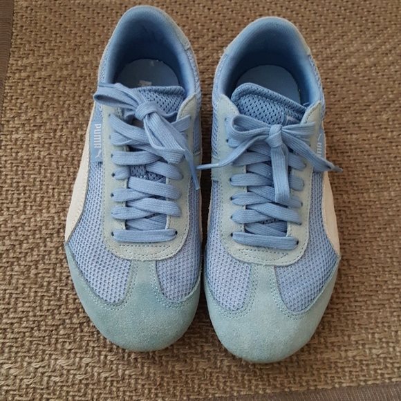 Puma Shoes - Puma baby blue shoes,almost new
